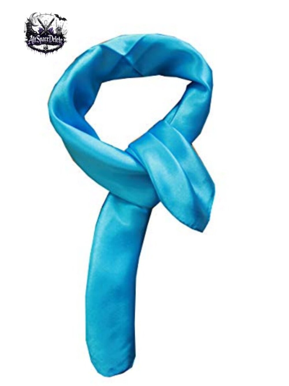 Silk Blend Square Scarf 23.6'' Neckerchief Headband